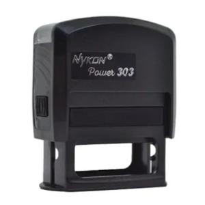 Carimbo Automático Modelo 303 Base Plástica 4,7x1,8cm Preto   