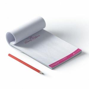 Receituário com Blocagem 20x28cm - 50fls Offset 75g 20x28cm 4x0 / 4x4  Corte Reto 